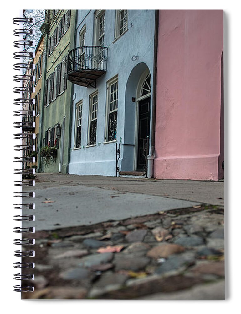Cobblestone Spiral Notebook featuring the photograph Cobblestone Stroll by Dale Powell