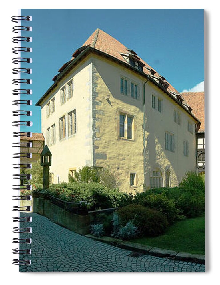 Europe Spiral Notebook featuring the photograph Coburg fortress 3 by Rudi Prott