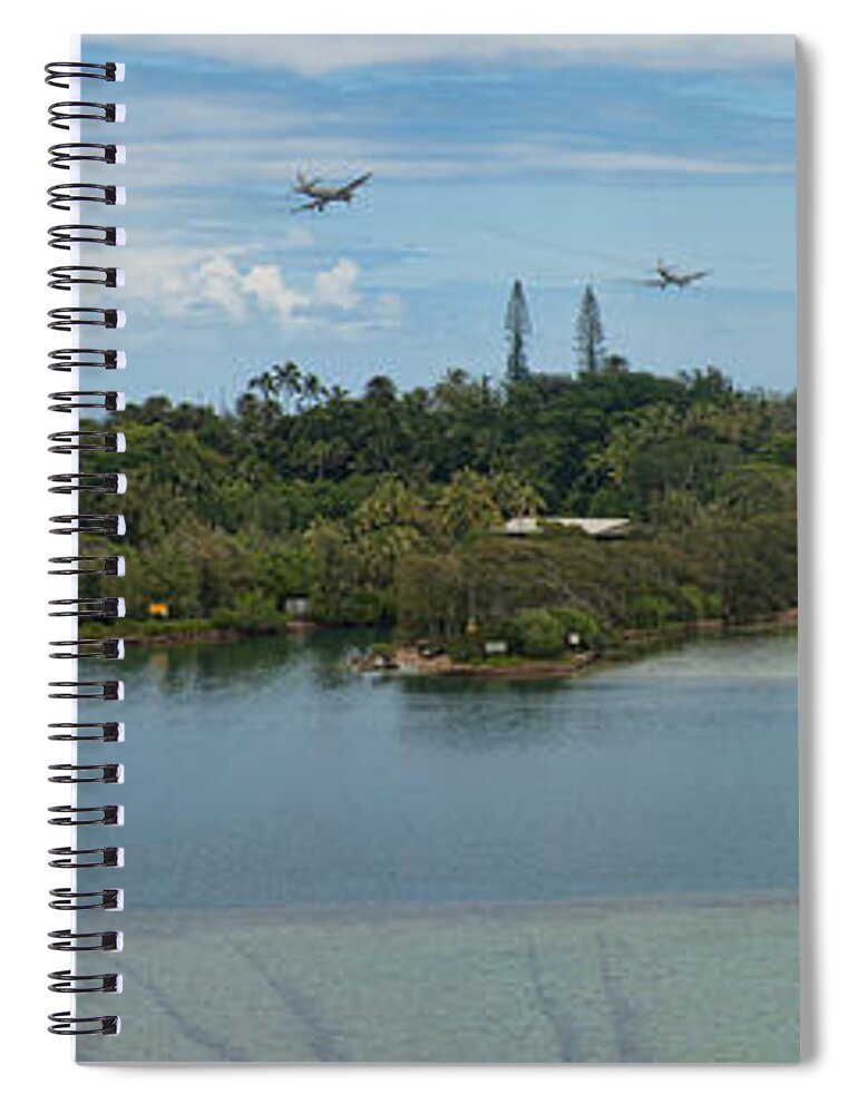 Hawaii Spiral Notebook featuring the photograph Coconut Island by Dan McManus