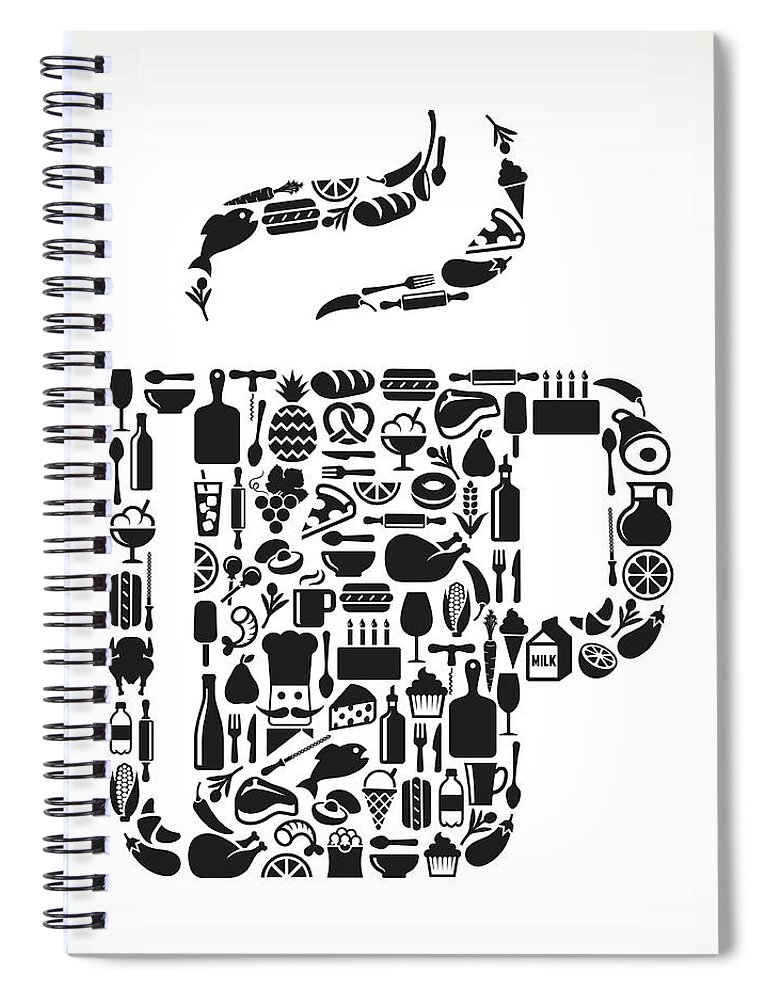 Sketchbook cover with doodles Royalty Free Vector Image