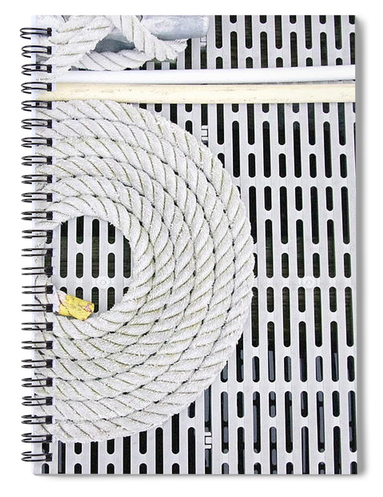 Photography Spiral Notebook featuring the photograph Coiled Abstract by Sean Griffin