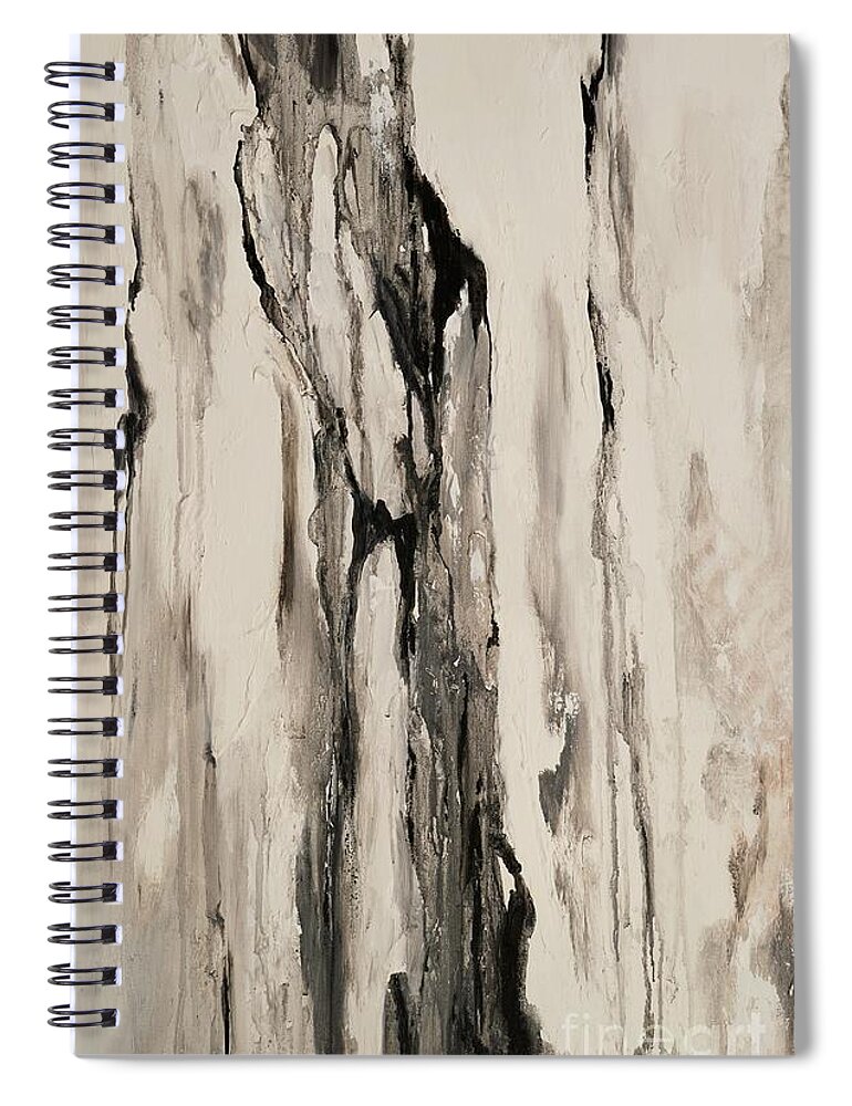 Abstract Spiral Notebook featuring the painting Color Harmony 20 by Emerico Imre Toth