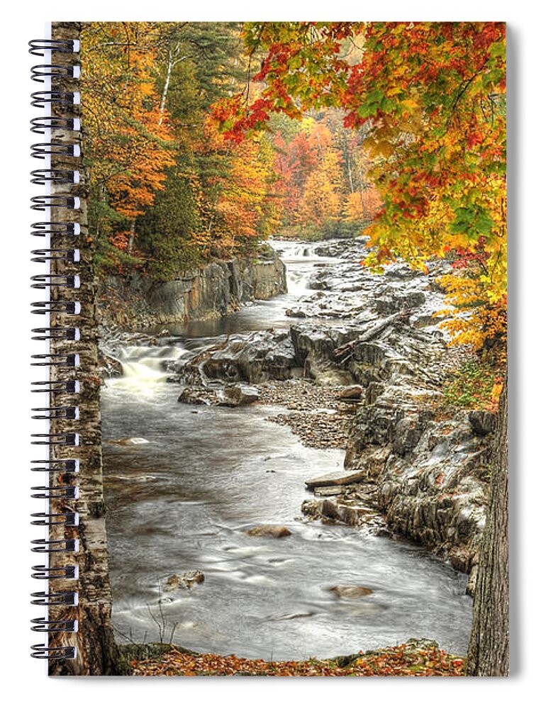 Photograph Spiral Notebook featuring the photograph Colorful Creek by Richard Gehlbach