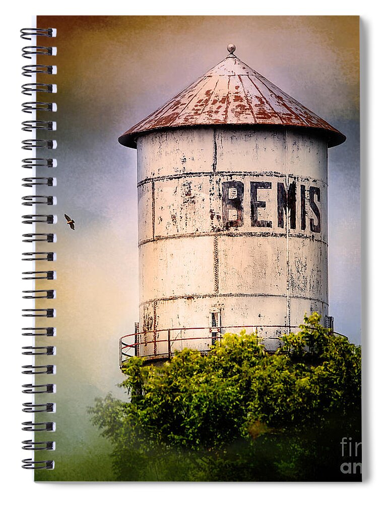 1900 Spiral Notebook featuring the photograph Colorful History Bemis Tennessee by Jai Johnson