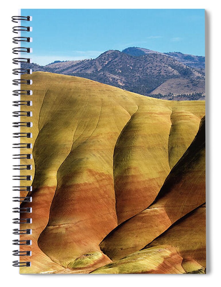 Scenics Spiral Notebook featuring the photograph Coloroful Rock Formations Of Oregon, Usa by Mark Miller Photos