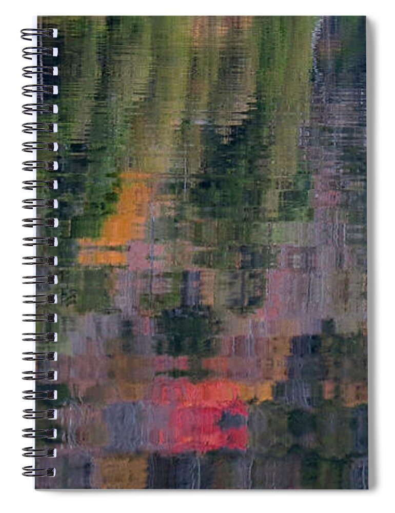 Reflection Spiral Notebook featuring the photograph Colors of Fall by Jean Macaluso