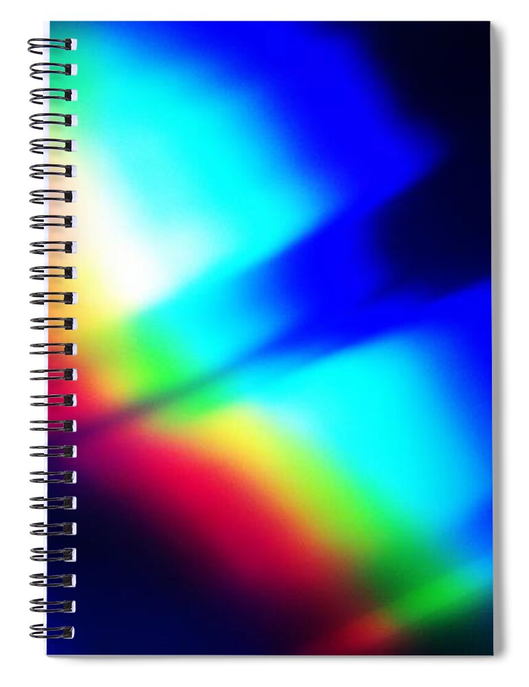 Colour Spiral Notebook featuring the photograph Coloured Light by Martin Howard