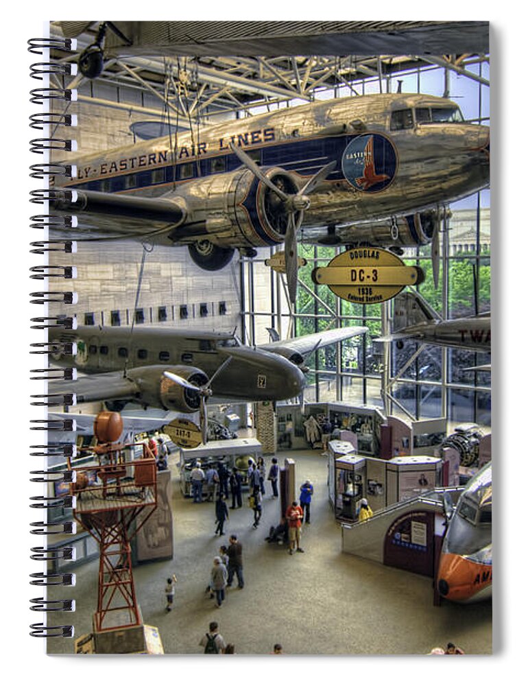 Air Spiral Notebook featuring the photograph Come Fly with Me by Tim Stanley