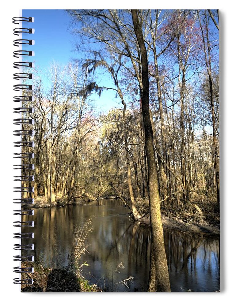 Congaree Spiral Notebook featuring the photograph Congaree Creek-2 by Charles Hite