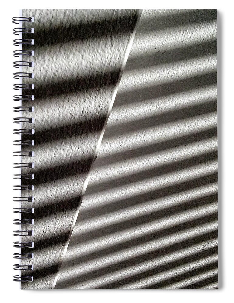 Conceptual Spiral Notebook featuring the photograph Continuum Z by Steven Huszar
