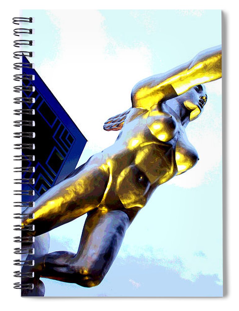 Tenor Spiral Notebook featuring the photograph Contralto 4 by Norma Brock