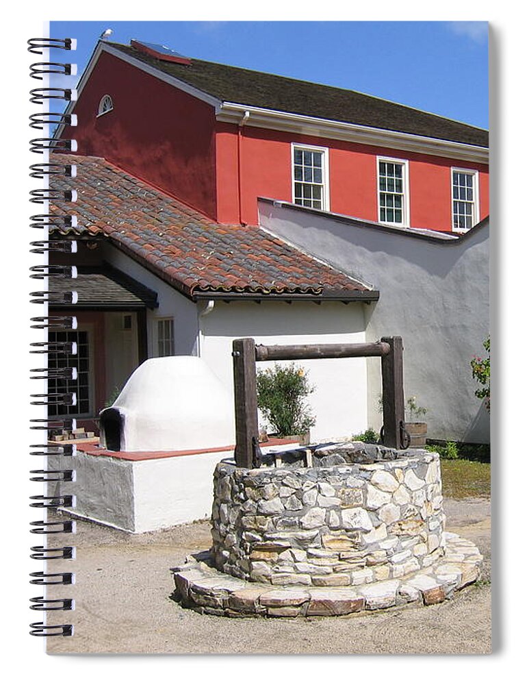 Monterey Spiral Notebook featuring the photograph Cooper-Molera Adobe by James B Toy