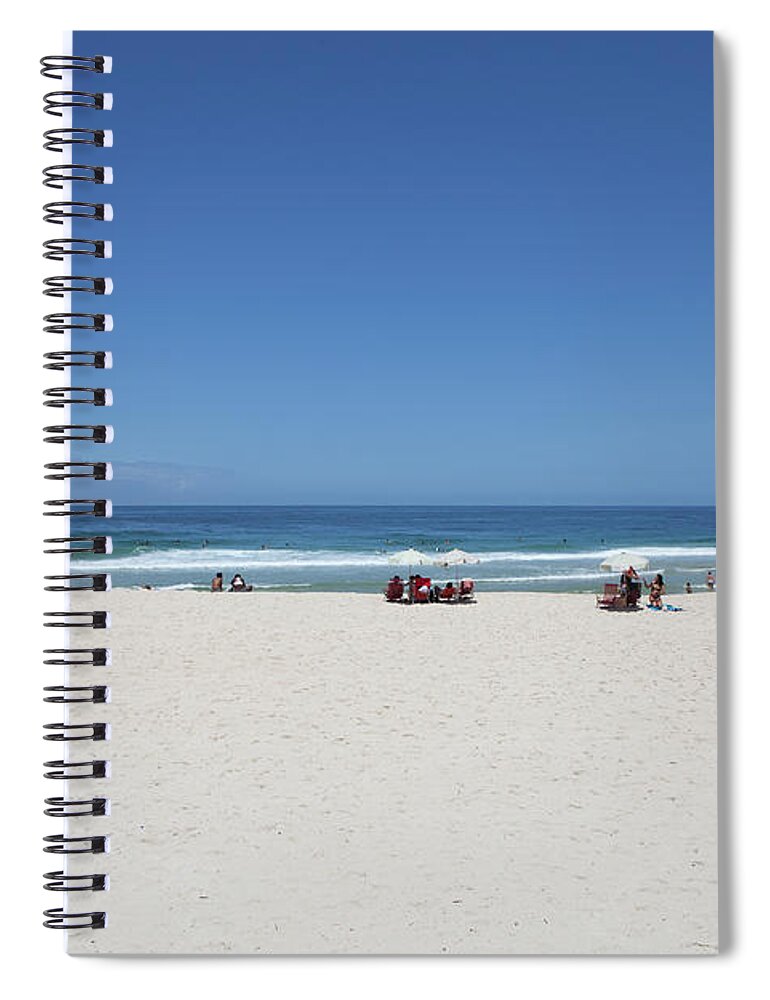 Scenics Spiral Notebook featuring the photograph Copacabana Beach by James And James