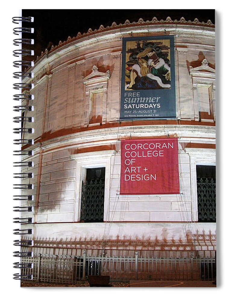 Corcoran Spiral Notebook featuring the photograph Corcoran Gallery Of Art by Cora Wandel