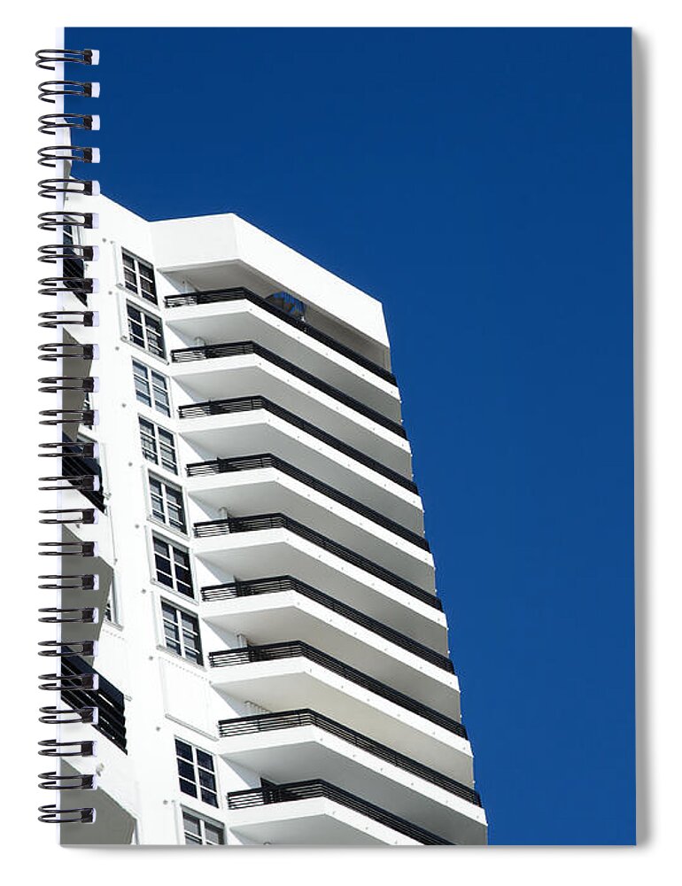Architecture Spiral Notebook featuring the photograph Corners by Keith Armstrong