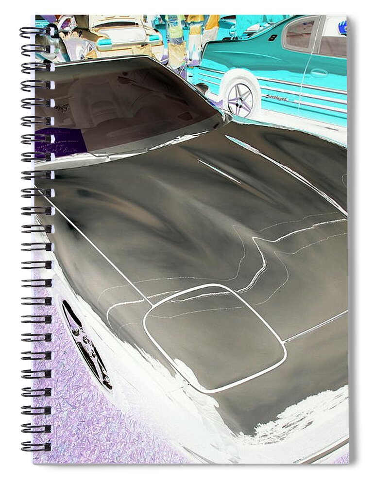 Chevrolet Spiral Notebook featuring the photograph Corvette 2003 50th Anniv. Edition by John Schneider