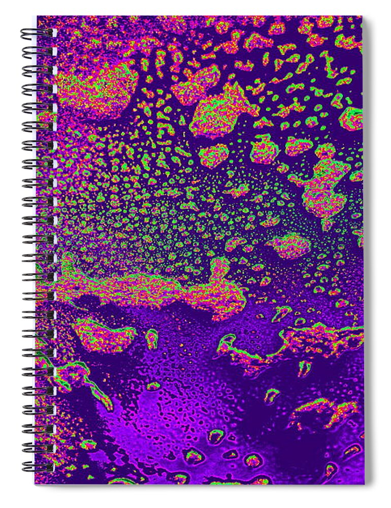 Cosmic Spiral Notebook featuring the photograph Cosmic Series 009 by Larry Ward