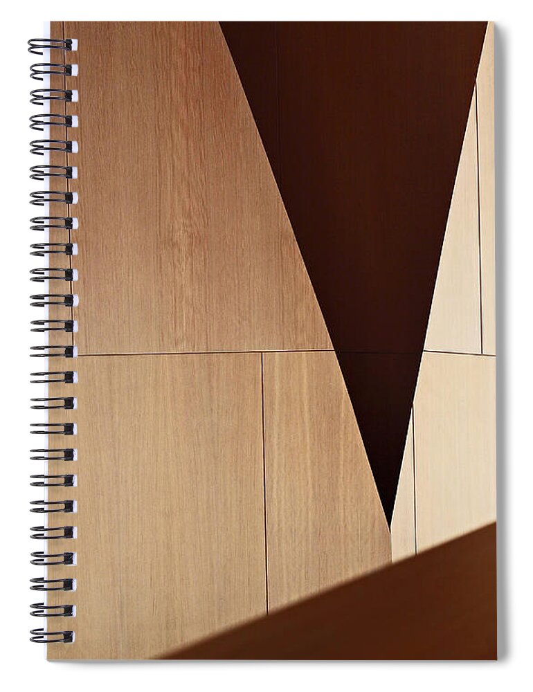 Abstract Spiral Notebook featuring the photograph Counterpoint by Rona Black