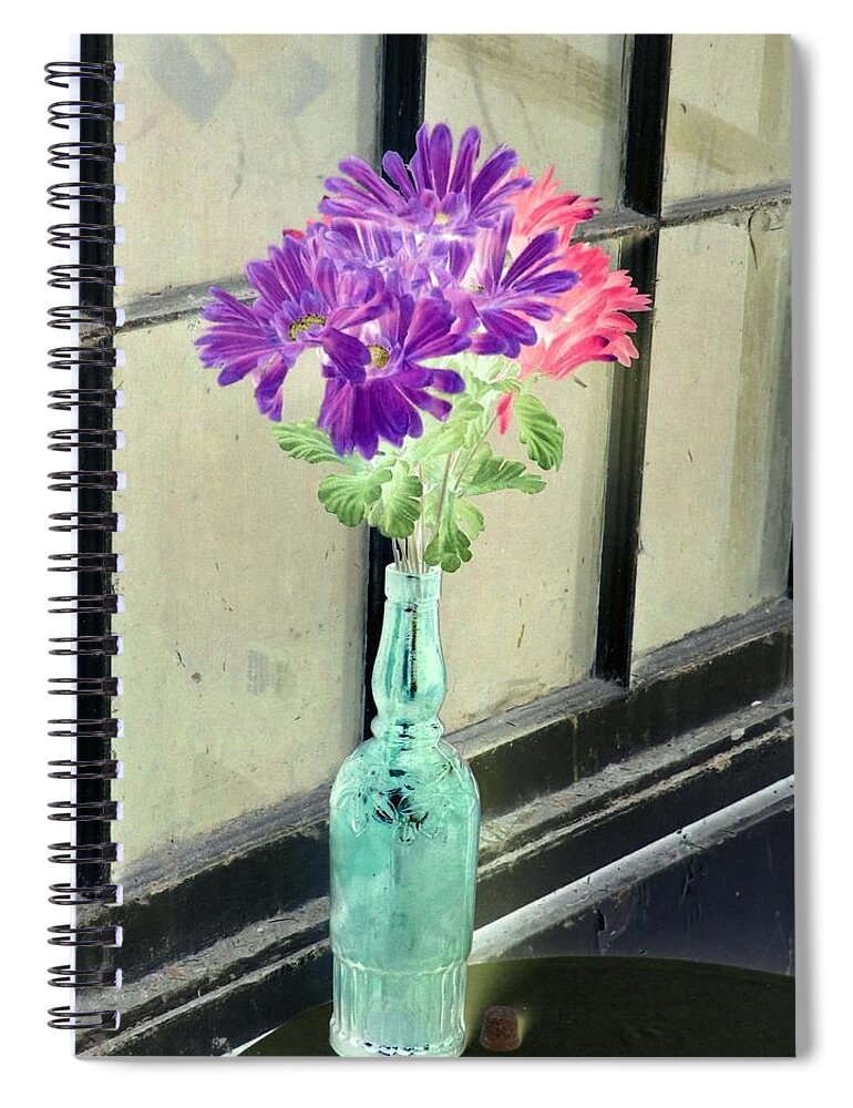 Flower Spiral Notebook featuring the photograph Country Charm - PhotoPower 331 by Pamela Critchlow