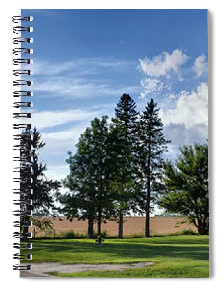 Country Spiral Notebook featuring the photograph Country Church by Bruce Morrison