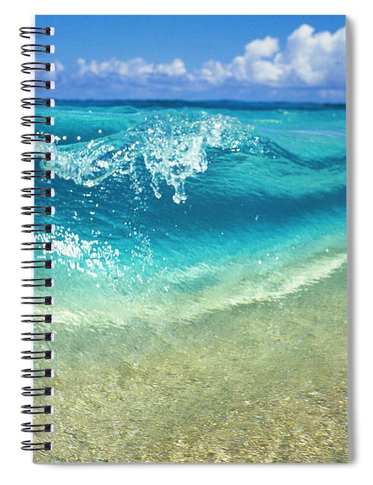Closeup Spiral Notebook featuring the photograph Crystal Clear by Vince Cavataio - Printscapes