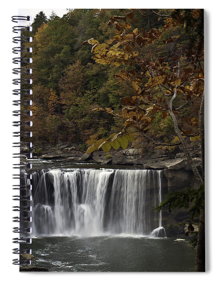 Rural Spiral Notebook featuring the photograph Cumberland Falls b by Ken Frischkorn