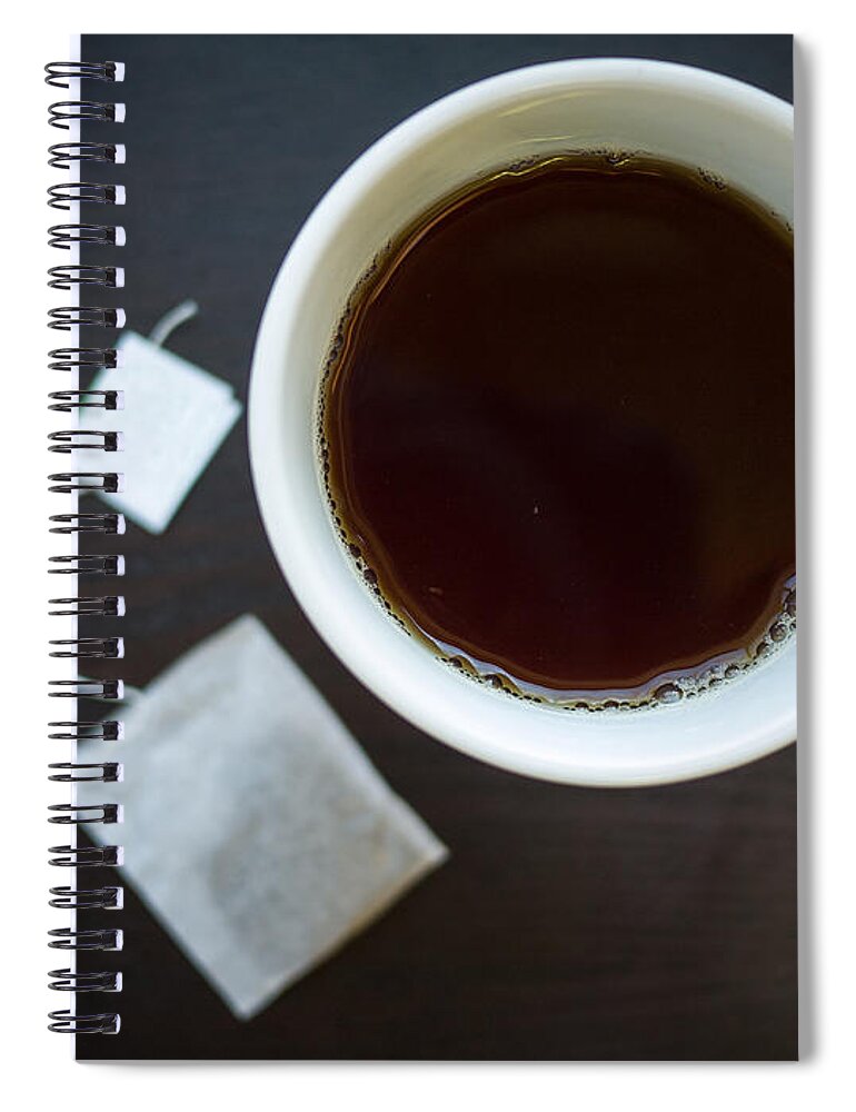 Tea Spiral Notebook featuring the photograph Cup of Tea by Edward Fielding
