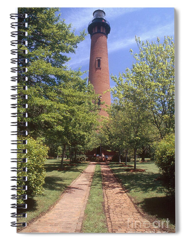 Lighthouse Spiral Notebook featuring the photograph Currituck Beach Lighthouse, Nc by Bruce Roberts