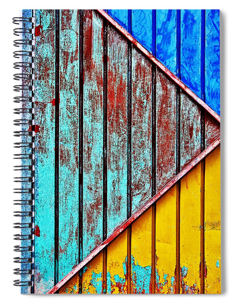 Cut Up Spiral Notebook featuring the photograph Cut Up by Skip Hunt
