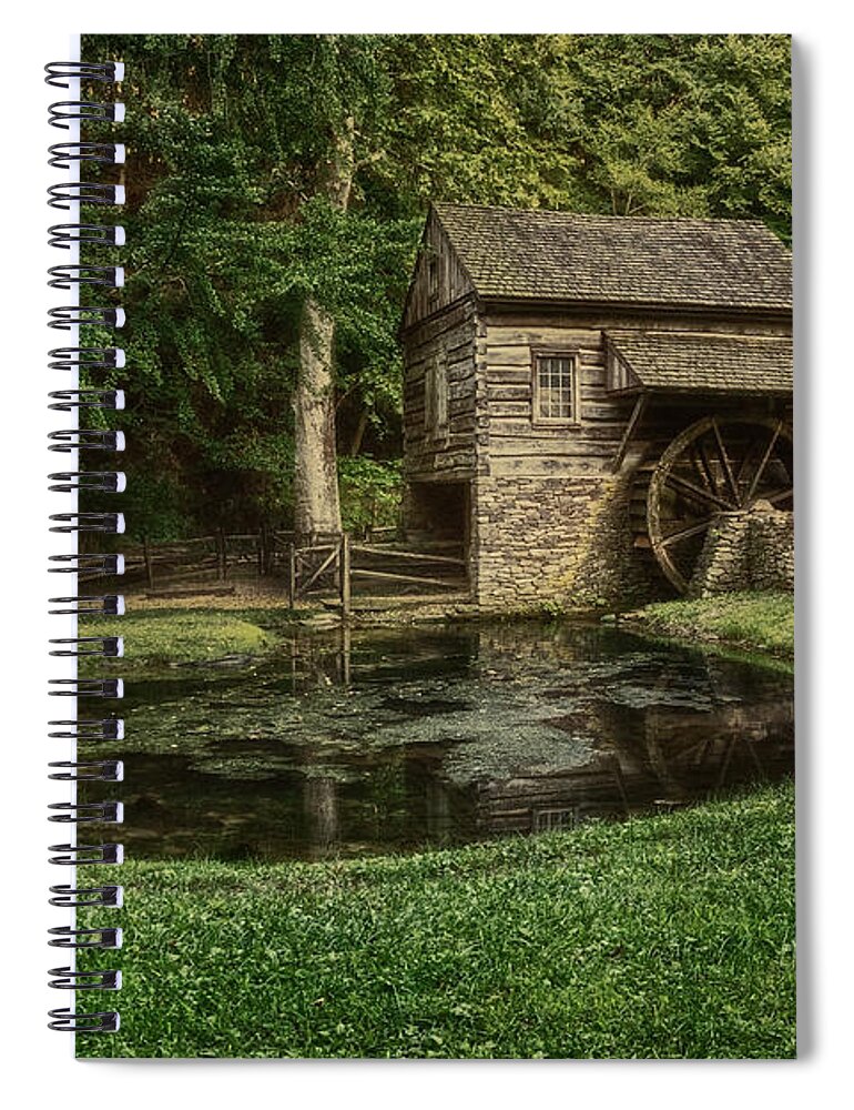 (calm Or Still) Spiral Notebook featuring the photograph Cuttalossa Farm in Summer I by Debra Fedchin
