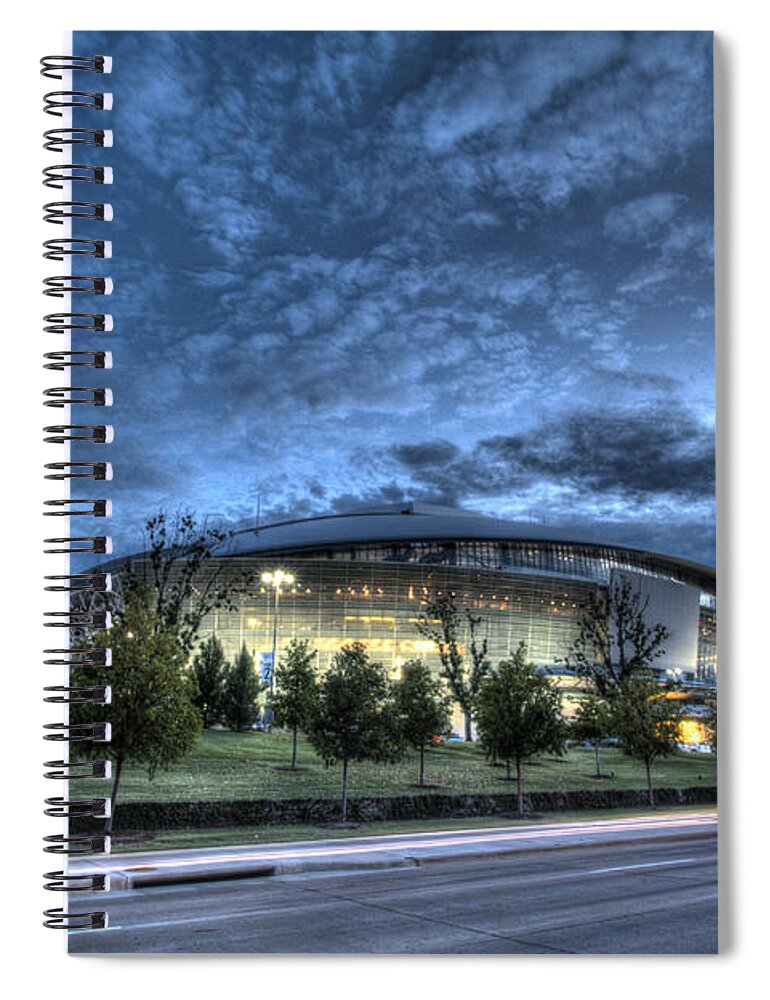 Dallas Cowboys Spiral Notebook featuring the photograph Dallas Cowboys Stadium by Jonathan Davison