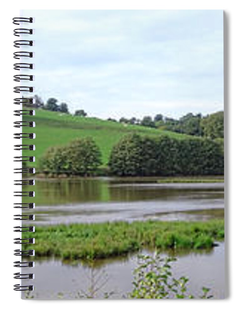 France Spiral Notebook featuring the photograph Dam Wide by Olivier Le Queinec