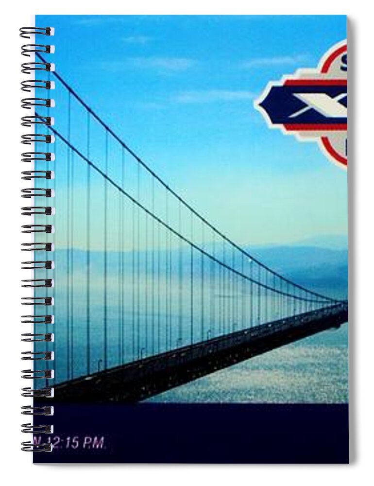 Super Bowl Spiral Notebook featuring the photograph Dan's Chance by Benjamin Yeager