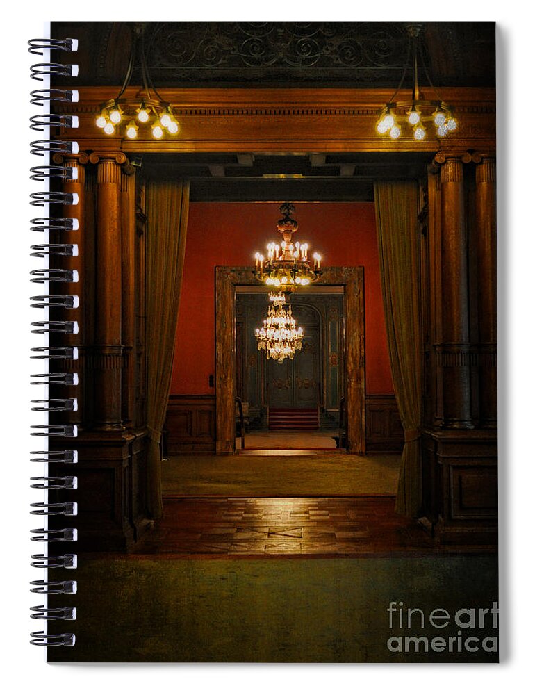 Dark Dreams Spiral Notebook featuring the photograph Dark Dreams by Mary Machare