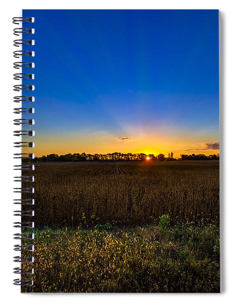 Sunrise Spiral Notebook featuring the photograph Dawn of a New Day by Adam Mateo Fierro