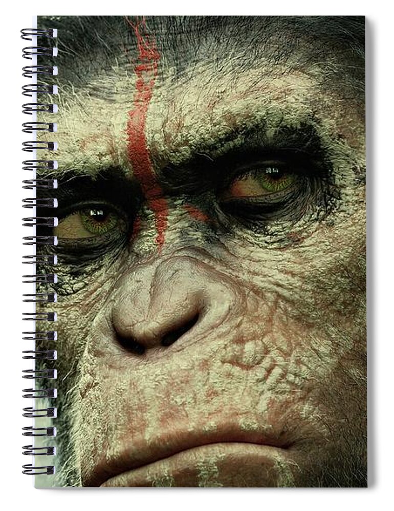 Apes Spiral Notebook featuring the photograph Dawn of the Planet of the Apes by Movie Poster Prints
