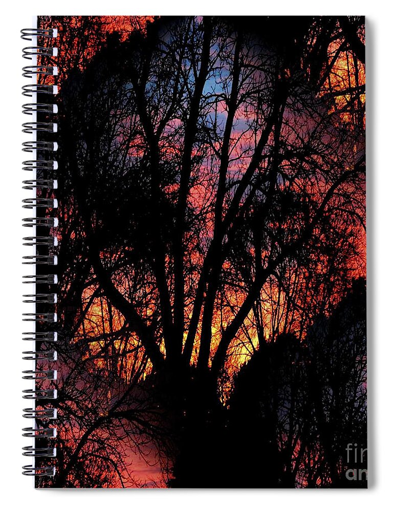 Dawn's Early Light Spiral Notebook featuring the photograph Sunrise - Dawn's Early Light by Luther Fine Art