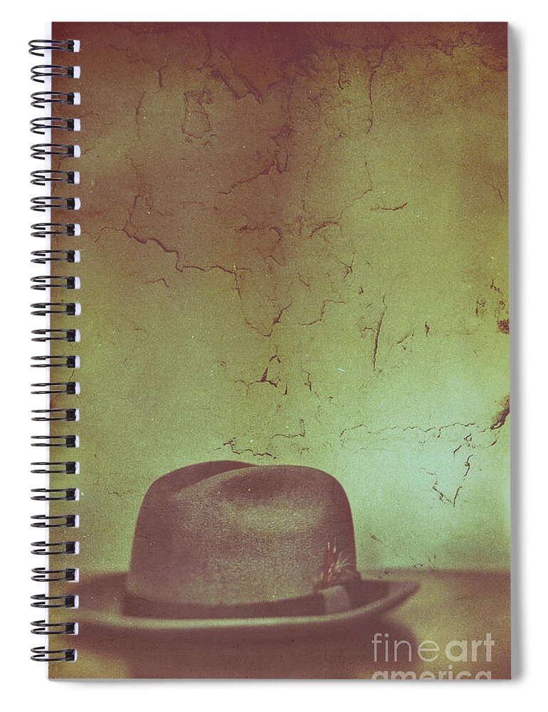 Man Spiral Notebook featuring the photograph Death of a Salesman by Margie Hurwich
