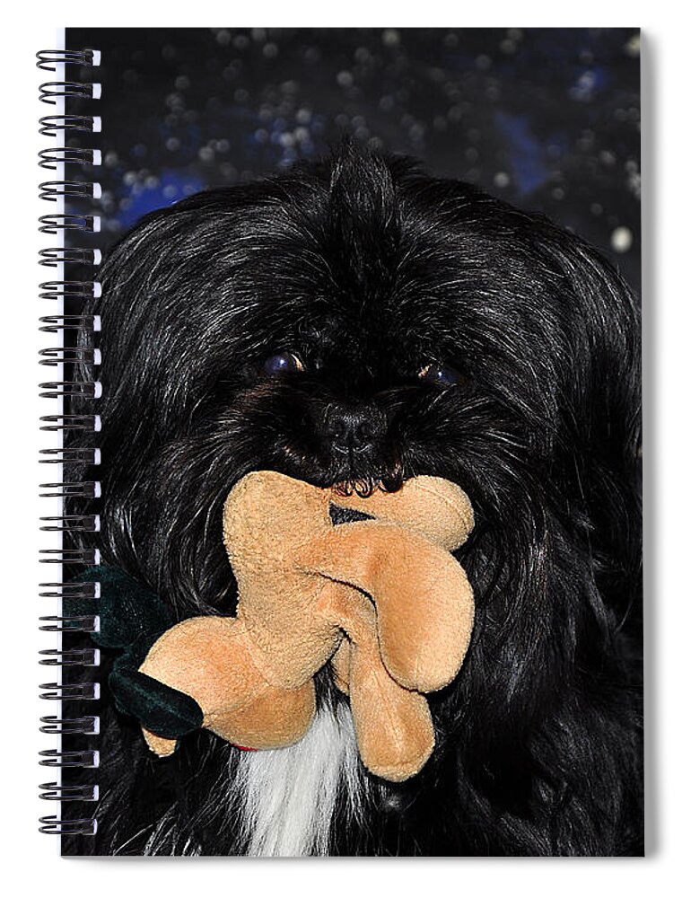 Dog Spiral Notebook featuring the photograph Deer Dog by Al Powell Photography USA