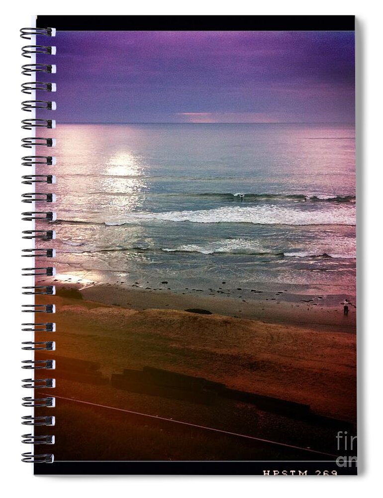 Del Mar Spiral Notebook featuring the photograph Del Mar by Denise Railey