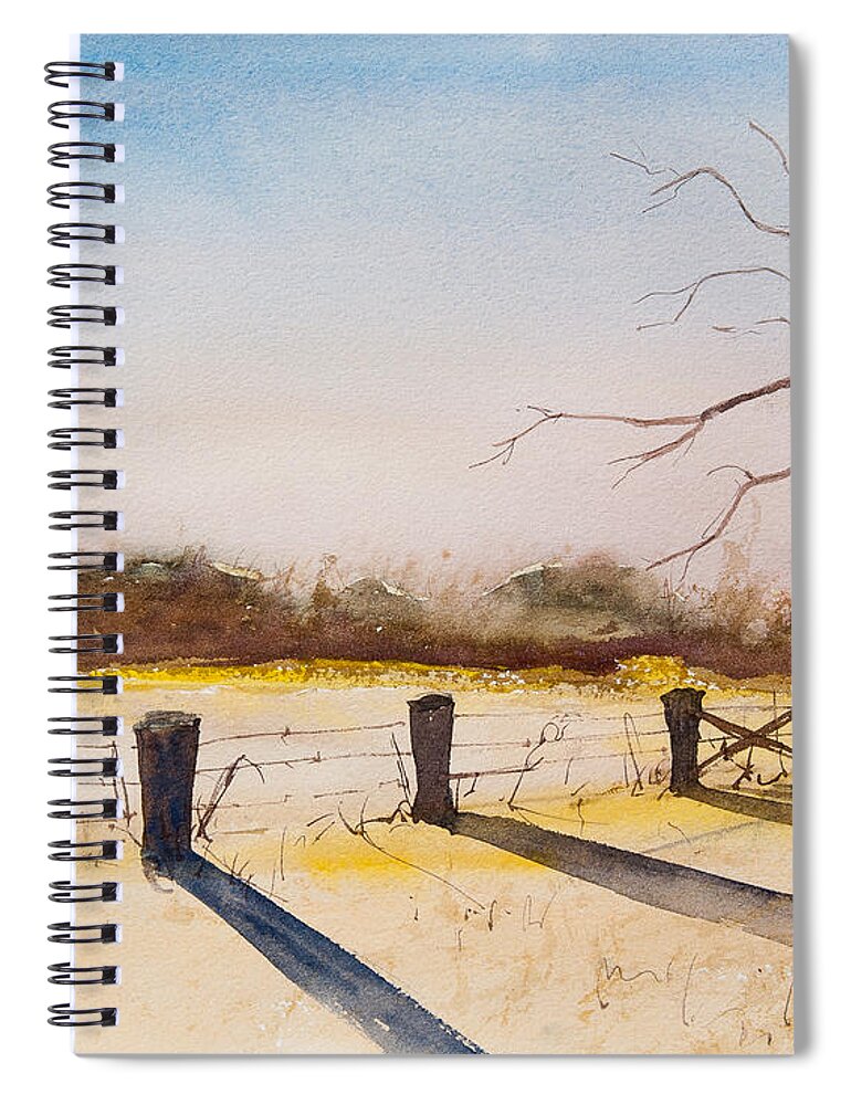 Mississippi Delta Spiral Notebook featuring the painting Delta 3 by Bill Jackson