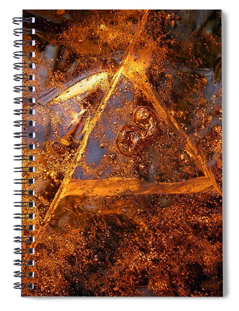 Delta Spiral Notebook featuring the photograph Delta by Sami Tiainen