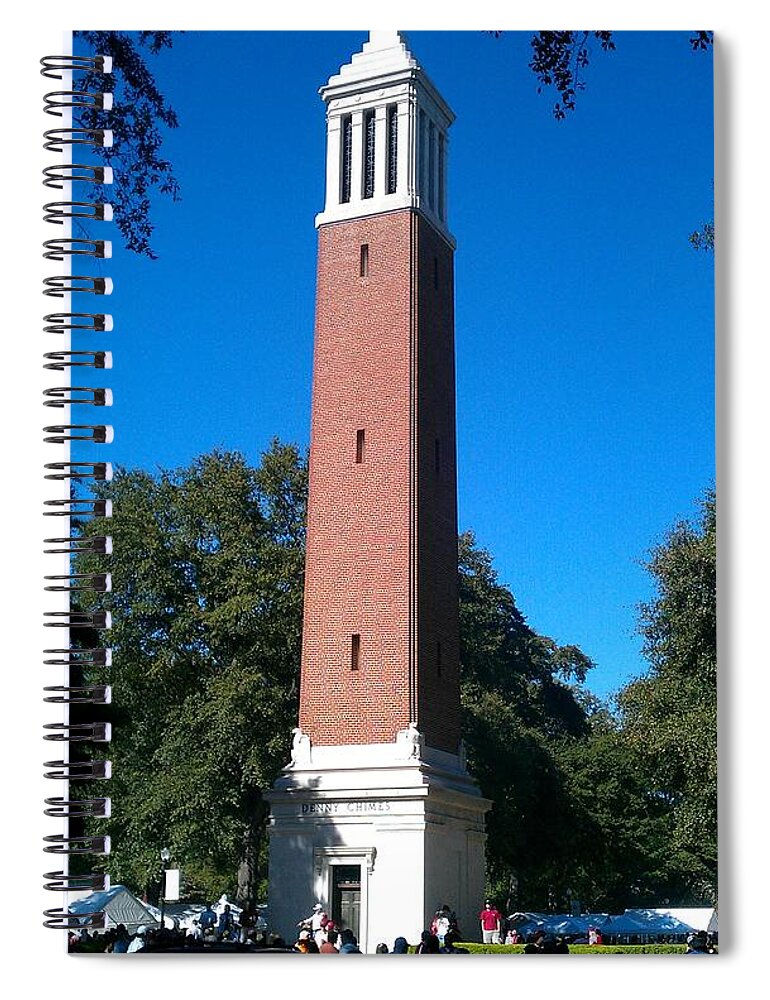 Gameday Spiral Notebook featuring the photograph Denny Chimes by Kenny Glover