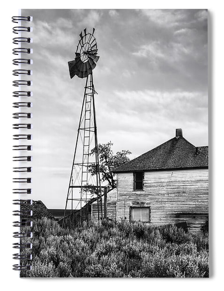 Washington Spiral Notebook featuring the photograph Departed by Mark Kiver