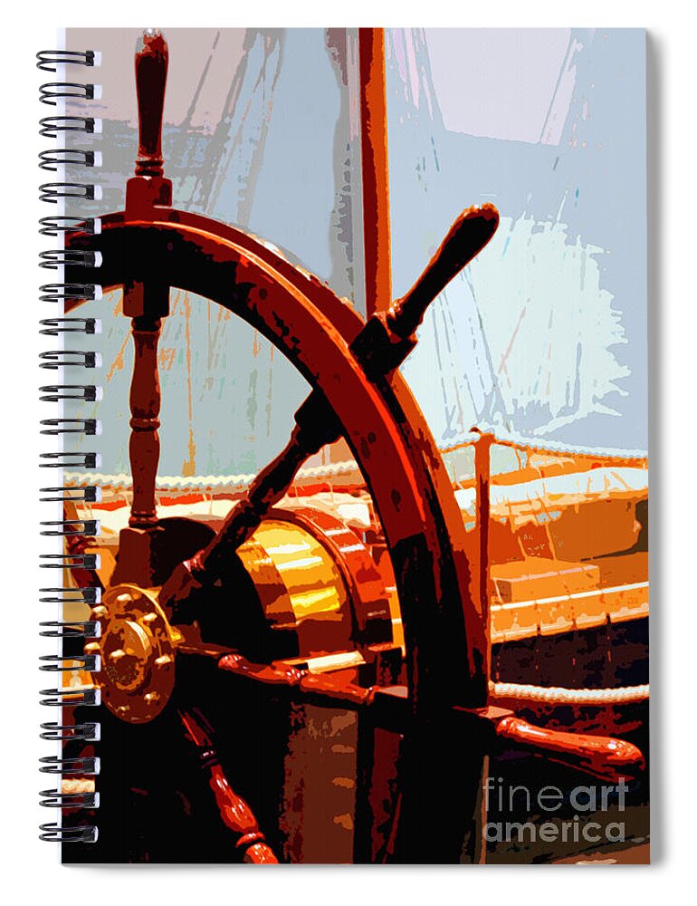 Desire Spiral Notebook featuring the photograph Desire to Explore by Steve C Heckman
