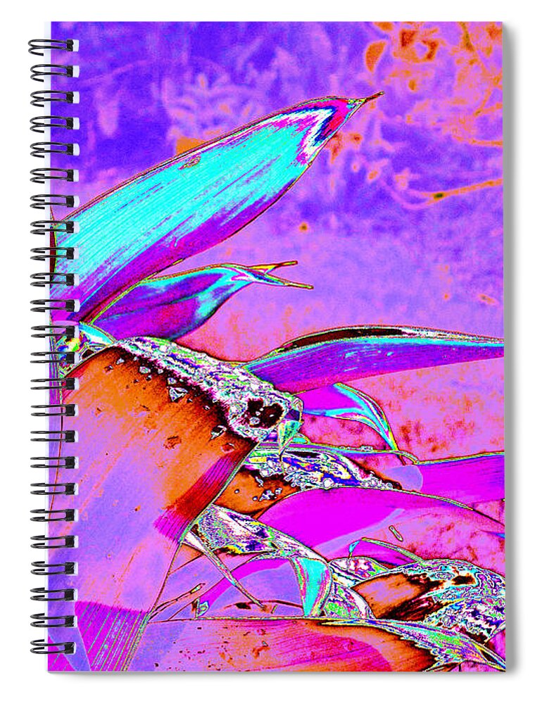 Digital Spiral Notebook featuring the photograph Digital Garden 8 by Ingrid Van Amsterdam