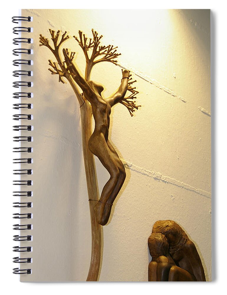 Light Spiral Notebook featuring the photograph Divine light by Paulo Goncalves