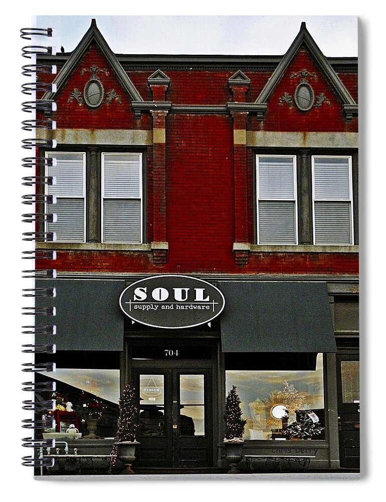 Historic Spiral Notebook featuring the photograph Divine Possessions by Chris Berry