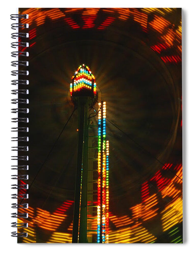 Fair Spiral Notebook featuring the photograph Dizzy II by George Buxbaum