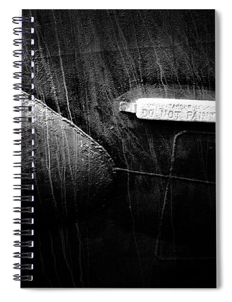 Newel Hunter Spiral Notebook featuring the photograph Do Not Paint by Newel Hunter